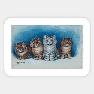 The Beauty Chorus by Louis Wain Sticker